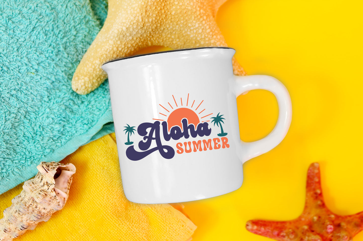 Retro Summer SVG, Aloha Summer SVG