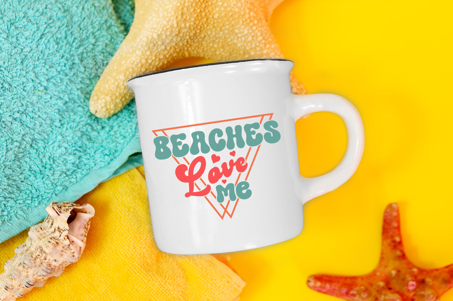 Retro Summer SVG - Beaches Love Me SVG