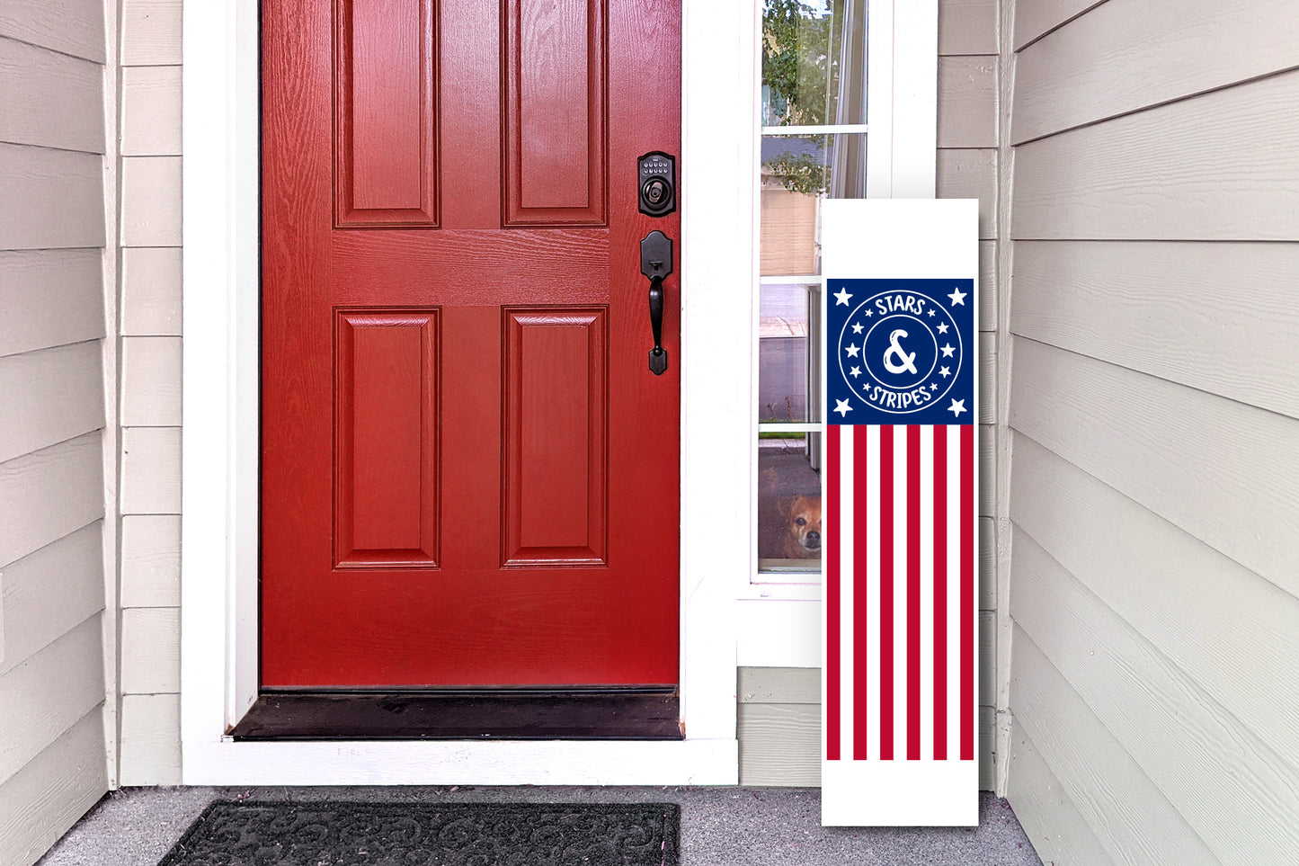 4th of July Porch Sign SVG, Stars & Stripes SVG