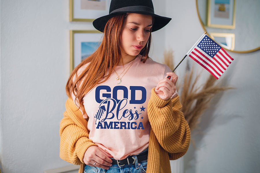 God Bless America SVG - 4th of July SVG