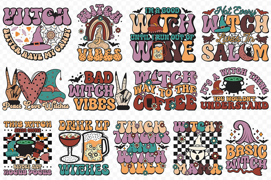 Halloween Witch Sublimation Bundle