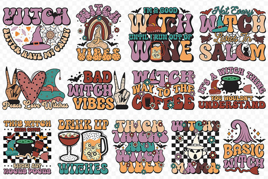 Halloween Witch Sublimation Bundle
