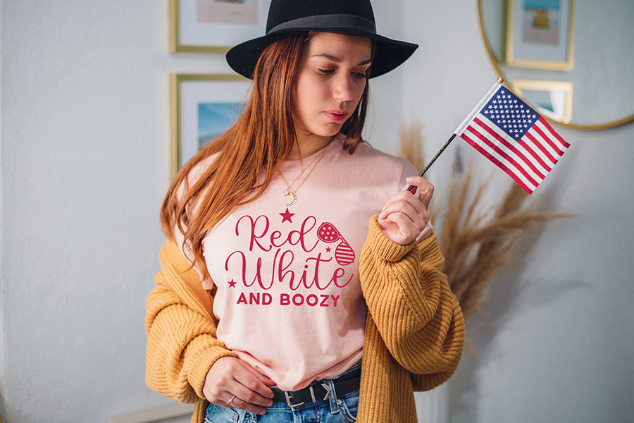 Red White and Boozy SVG, 4th of July SVG