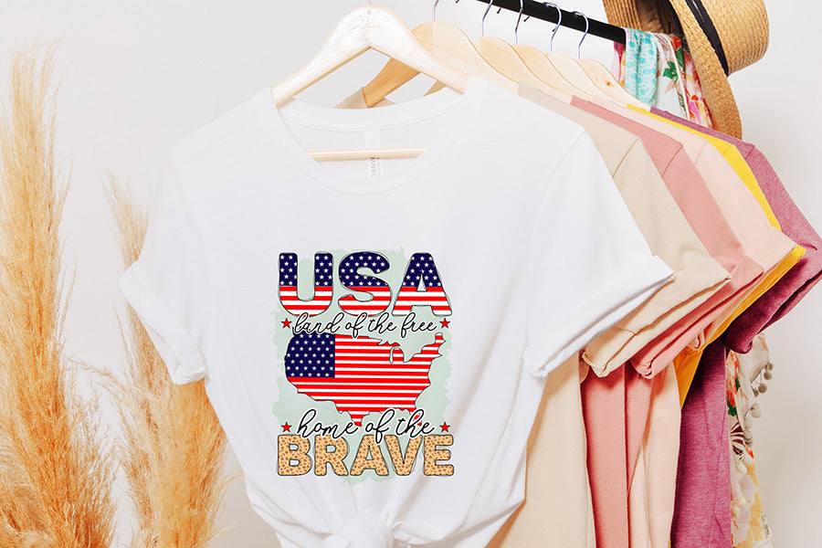 Patriotic Sublimation Design - USA PNG