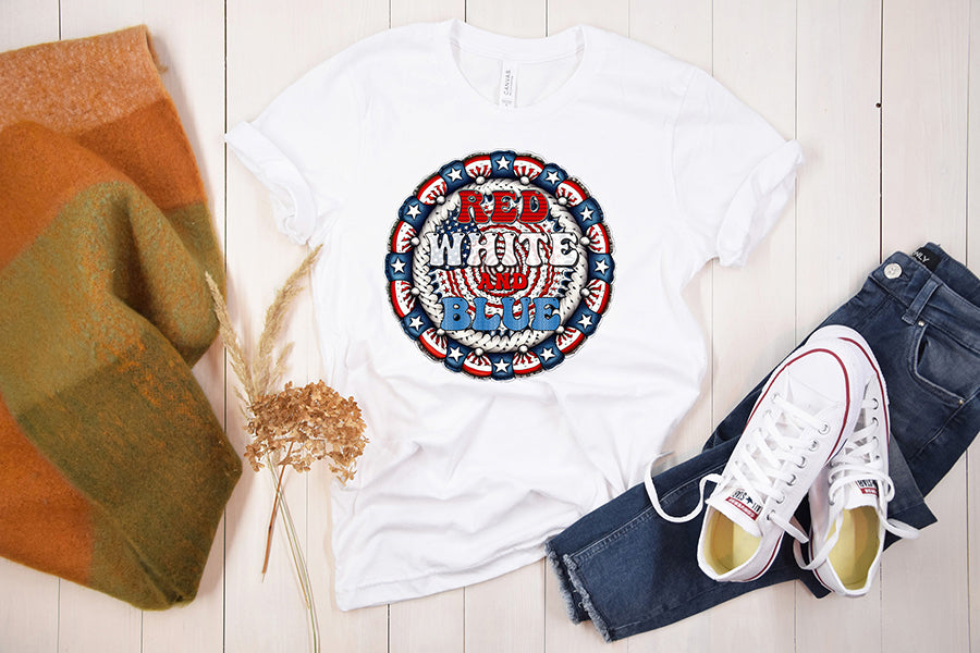 4th of July PNG | Red White and Blue