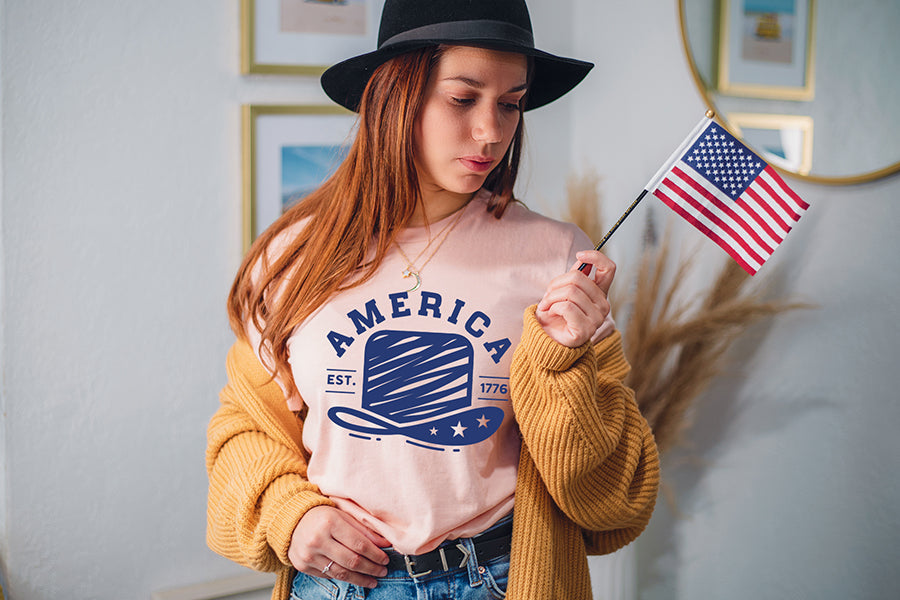 4th of July SVG Design - America Est. 1776