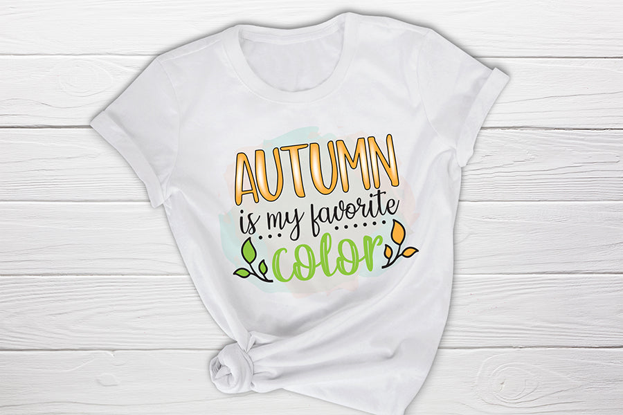 Fall Sublimation Design, Autumn is My Favorite Color