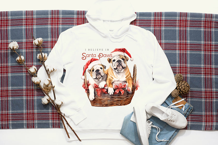I Believe in Santa Paws, Funny Christmas Dog Saying