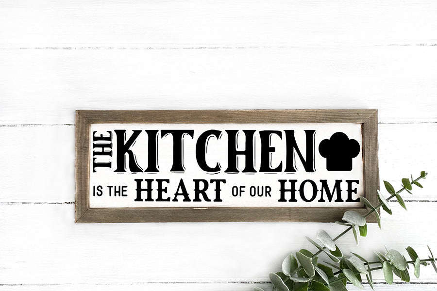 Kitchen is the Heart of Our Home SVG Vintage Sign
