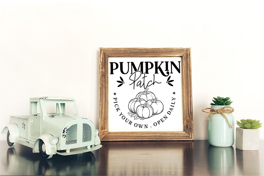 Fall Farmhouse Sign SVG | Pumpkin Patch SVG