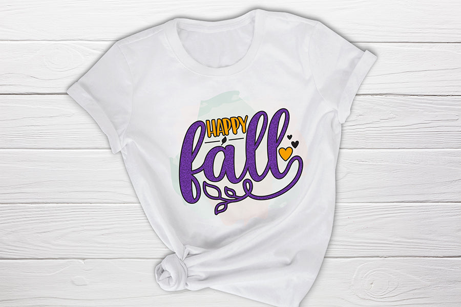 Fall Sublimation Design, Happy Fall PNG