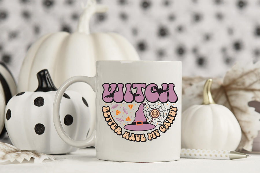 Halloween Witch Sublimation Design