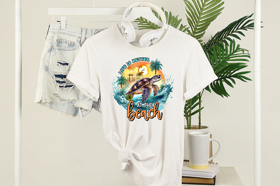 Summer PNG Sublimation, Life is Better at the Beach