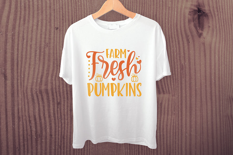 Fall SVG, Farm Fresh Pumpkins Cut File