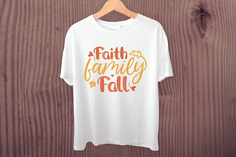 Fall SVG | Faith Family Fall Cut File
