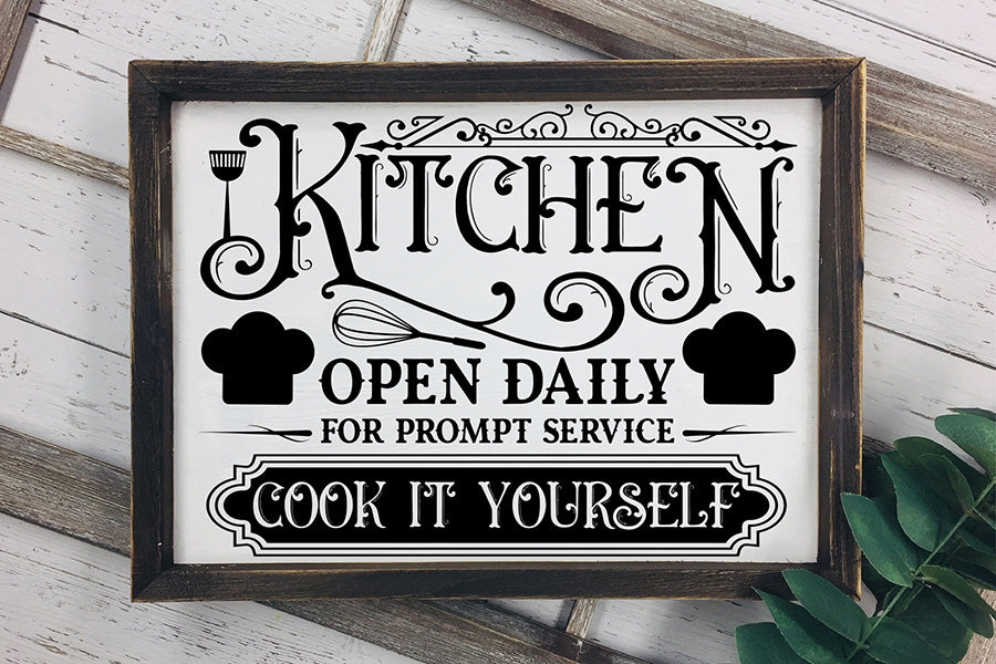 Kitchen SVG - Vintage Kitchen Sign SVG