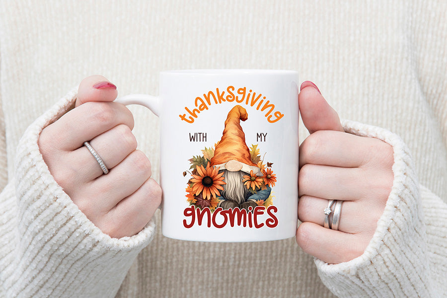 Thanksgiving with My Gnomies PNG Sublimation
