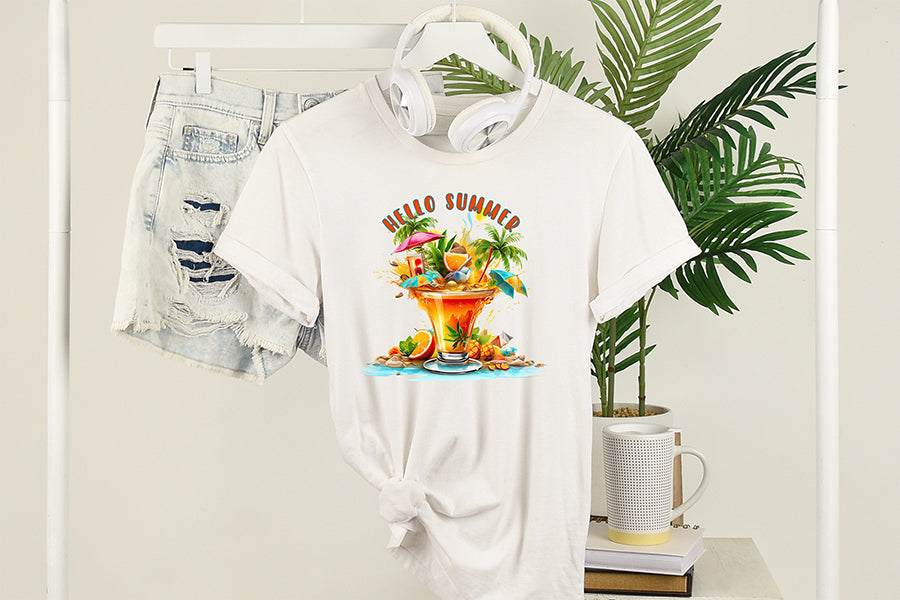 Summer Sublimation Design, Hello Summer