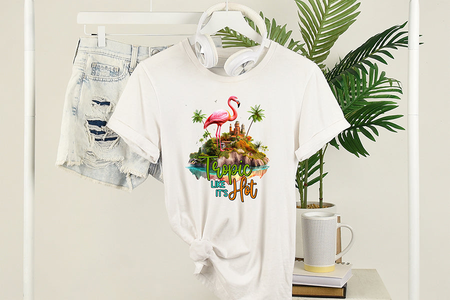Tropic Like It's Hot PNG Sublimation Design