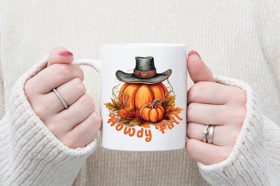 Fall Sublimation Design, Howdy Fall PNG