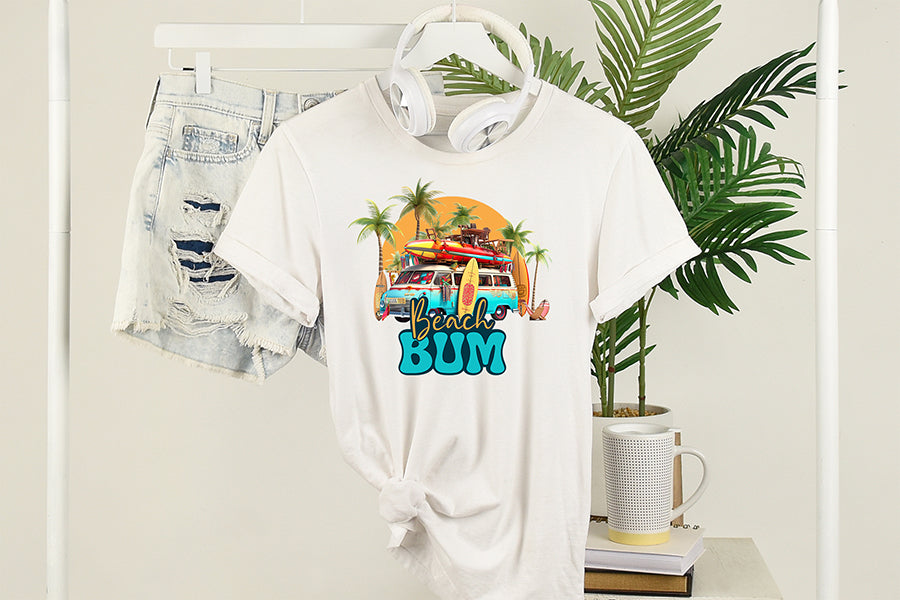 Beach Sublimation Design | Beach Bum PNG