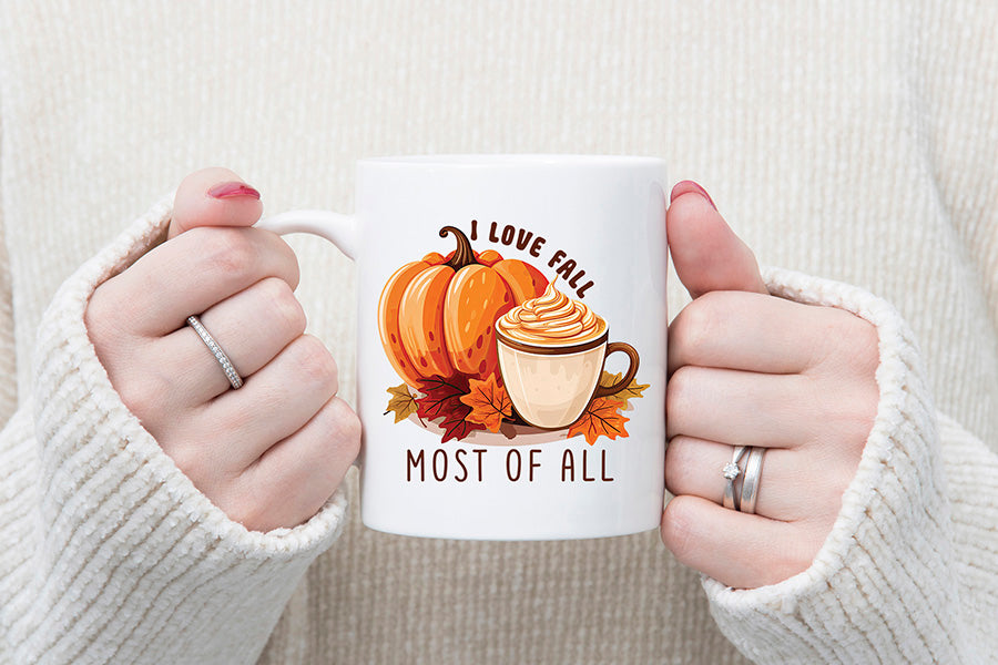 Fall Sublimation Design - I Love Fall Most of All
