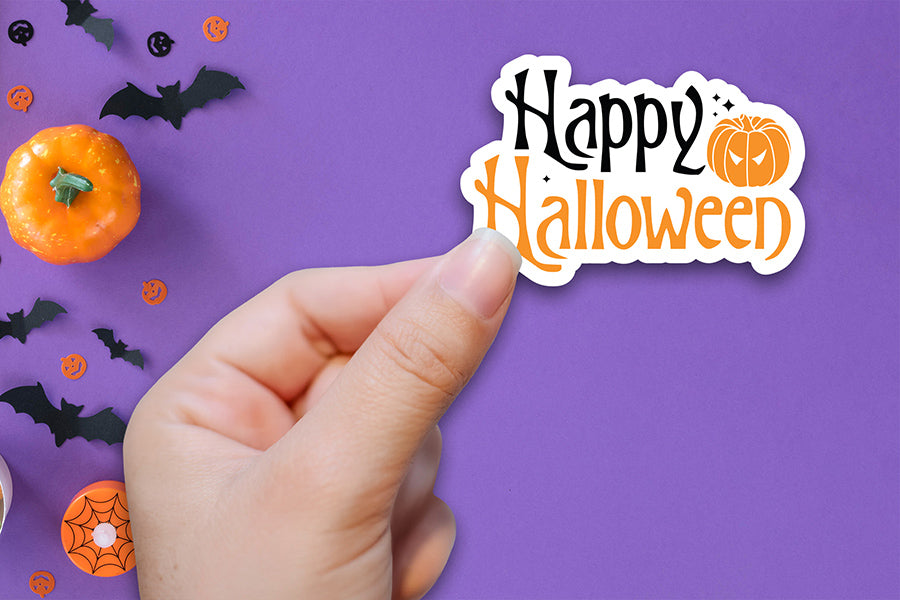 Happy Halloween Printable Sticker