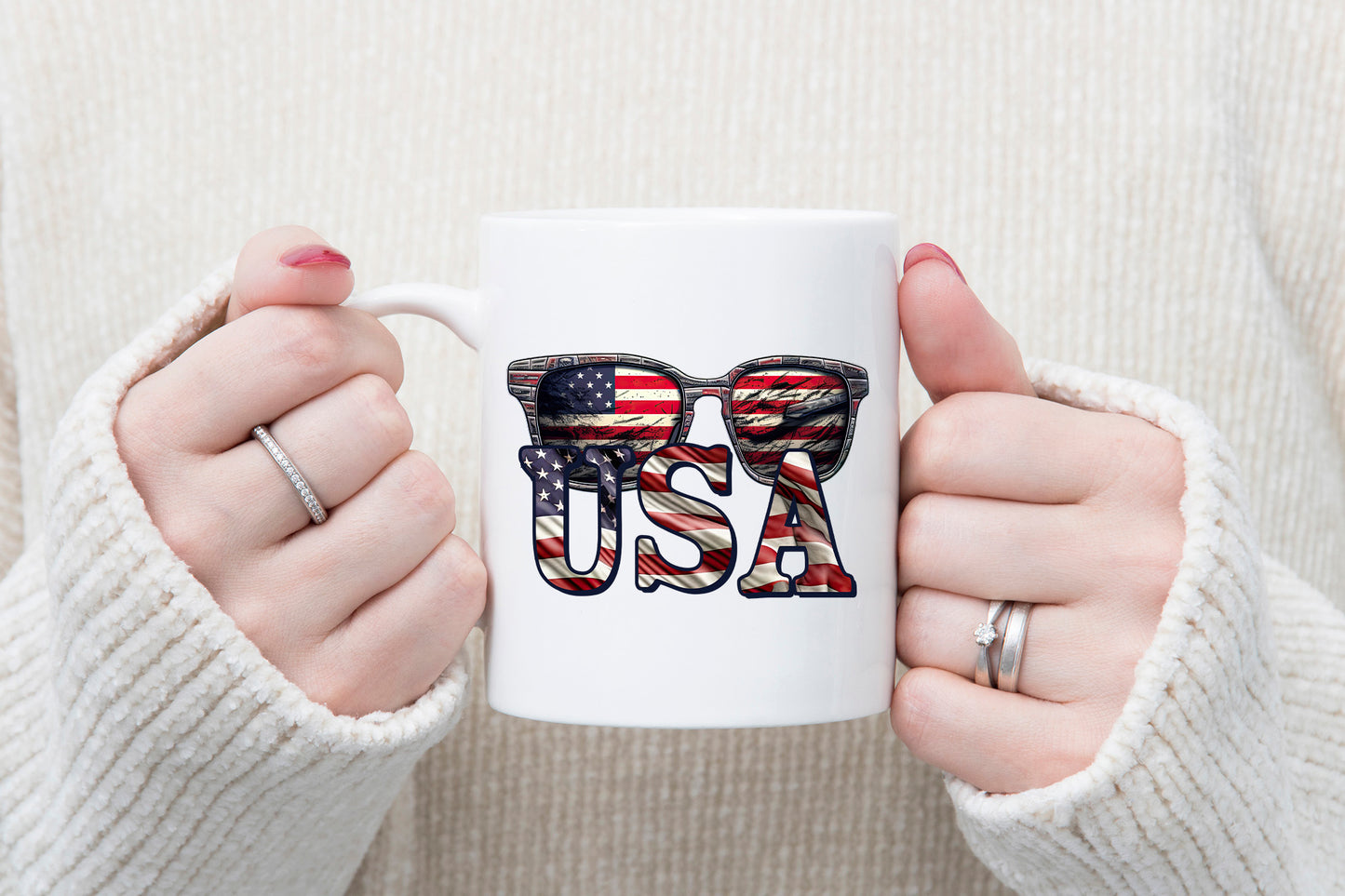 4th of July Sublimation Design - USA PNG