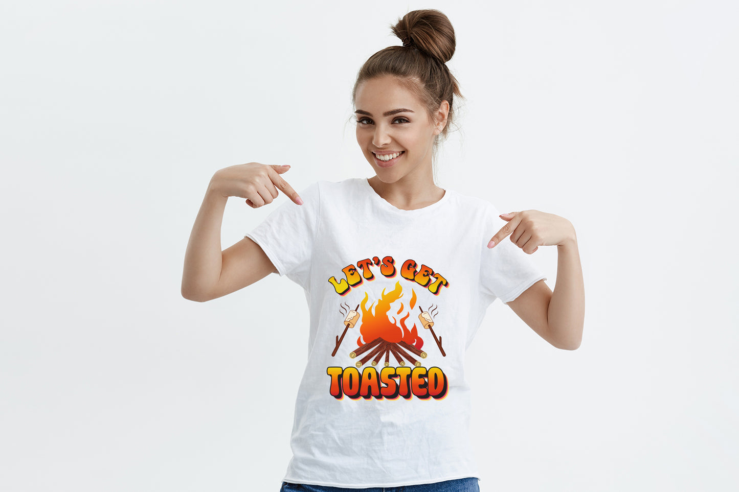 Retro Camping PNG - Let's Get Toasted