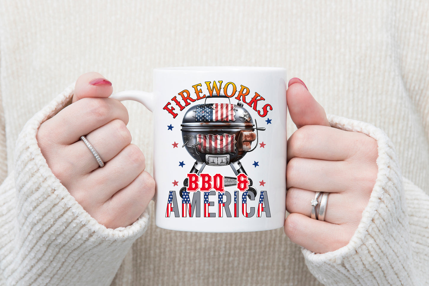 4th July Sublimation, Fireworks BBQ & America