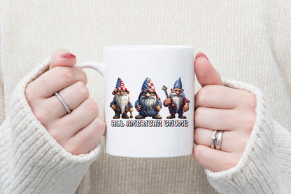 4th of July PNG Sublimation | All American Gnome