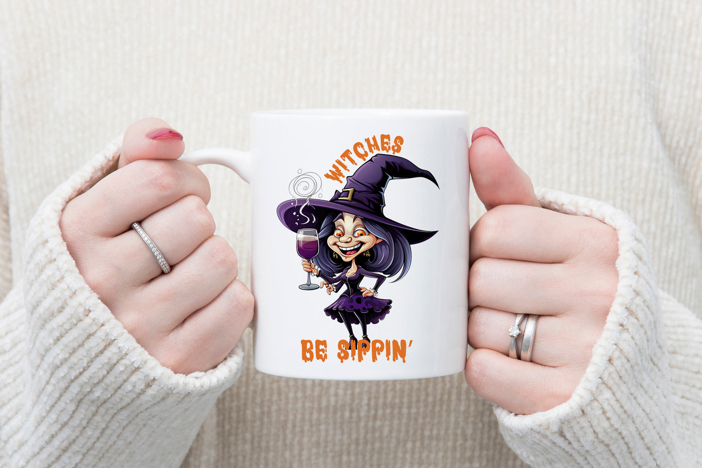 Funny Halloween Quote Sublimation - Witches Be Sippin