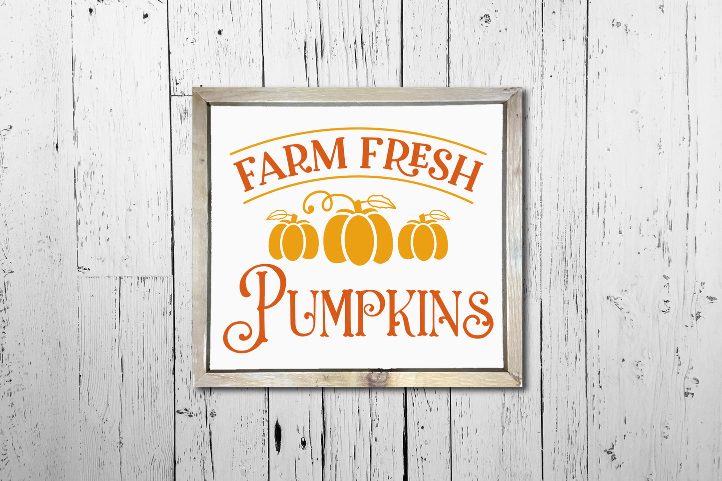 Farm Fresh Pumpkins | Fall Sign SVG