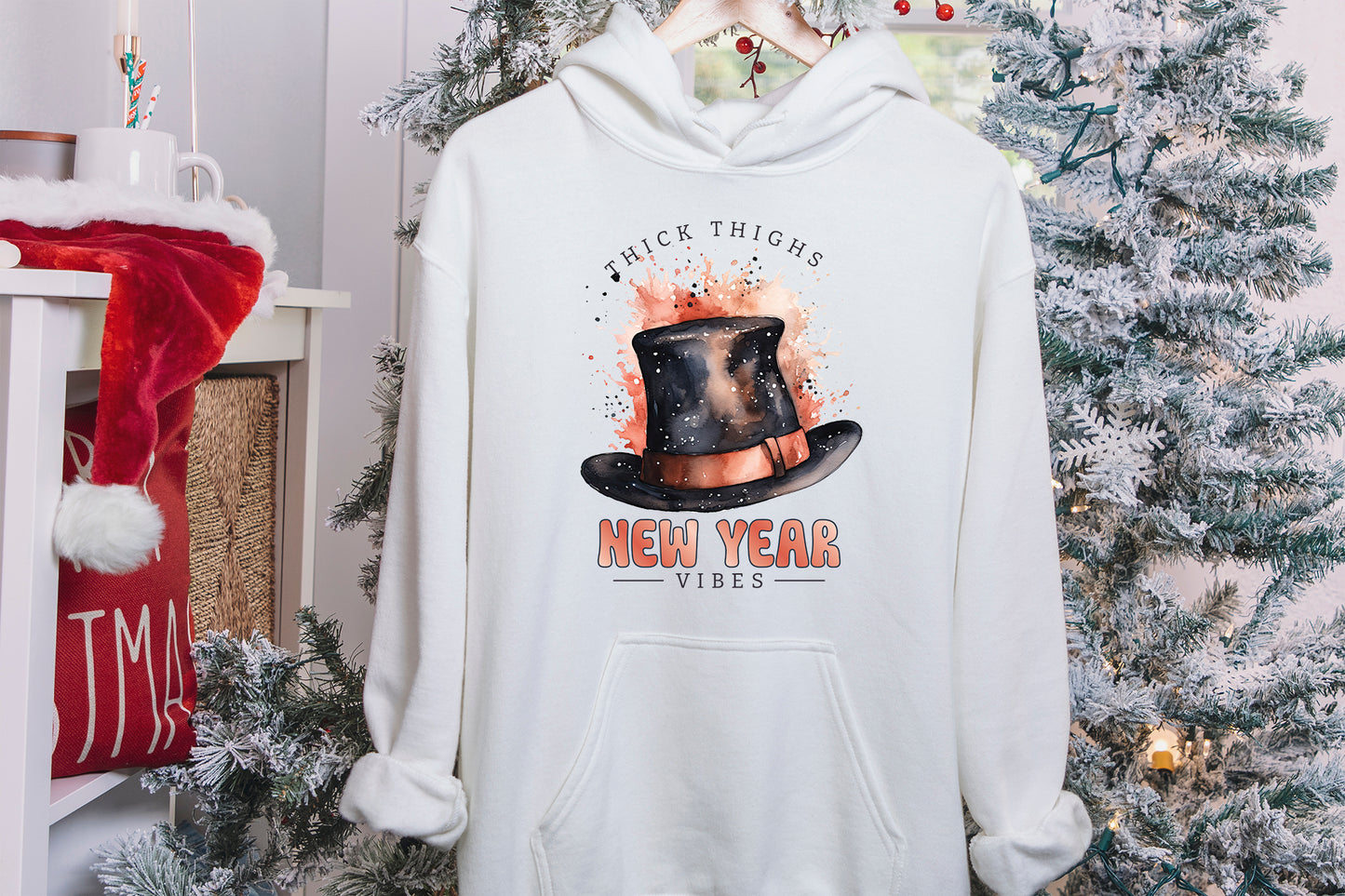 Thick Thighs New Year Vibes Sublimation