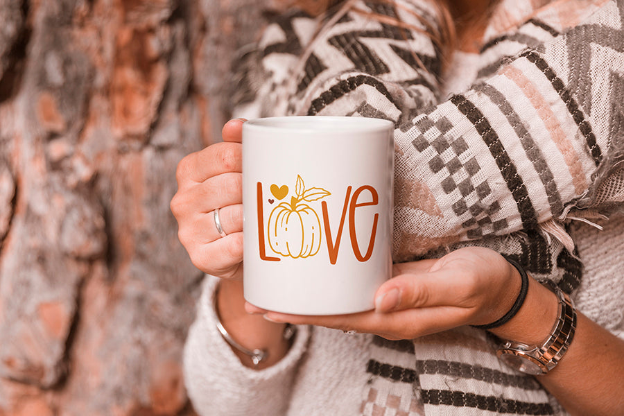 Fall SVG, Autumn SVG, Love Cut File