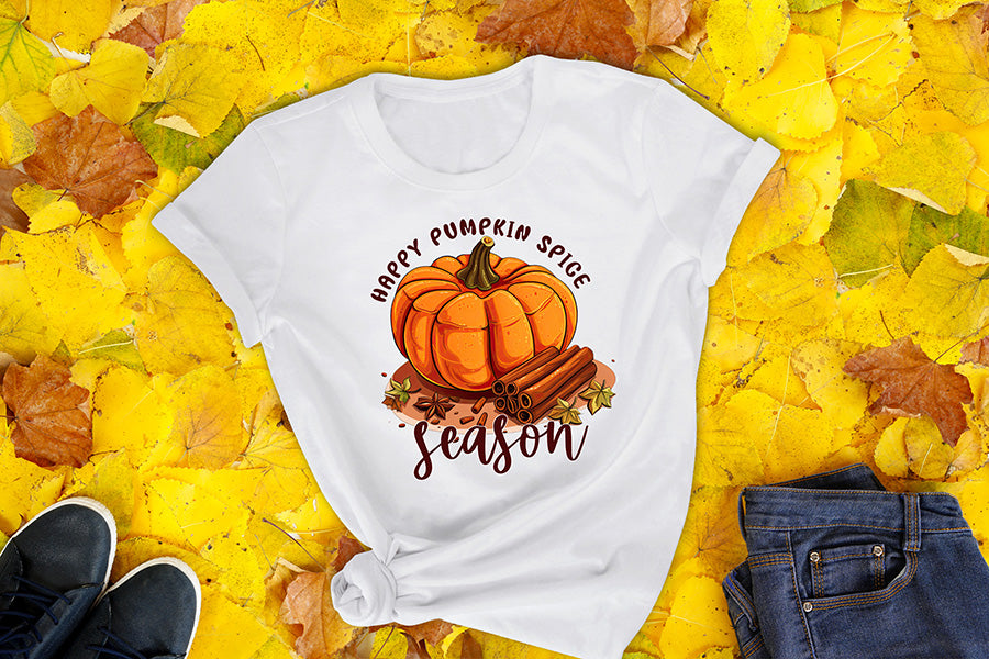 Fall PNG Sublimation - Happy Pumpkin Spice Season