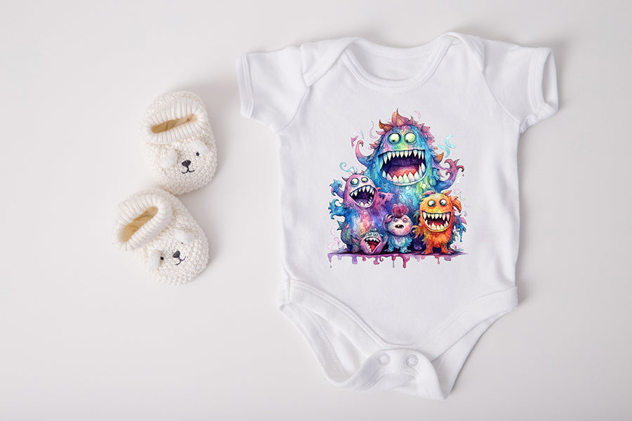 Cute Monster Family Sublimation Bundle