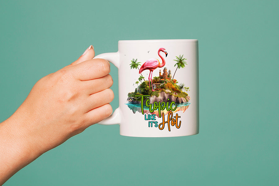 Tropic Like It's Hot PNG Sublimation Design