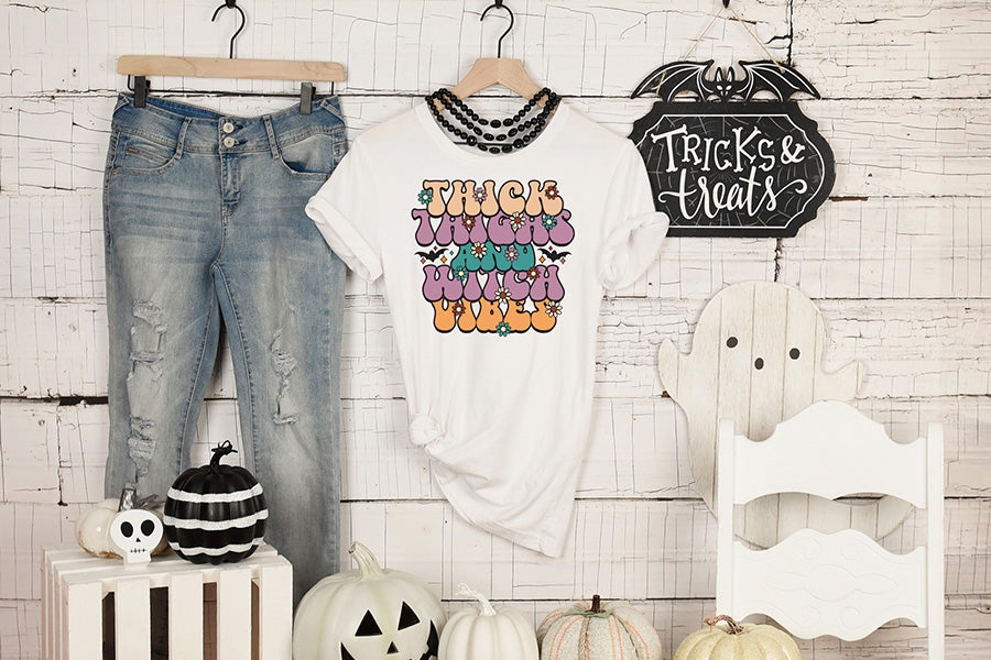 Thick Thighs and Witch Vibes Sublimation