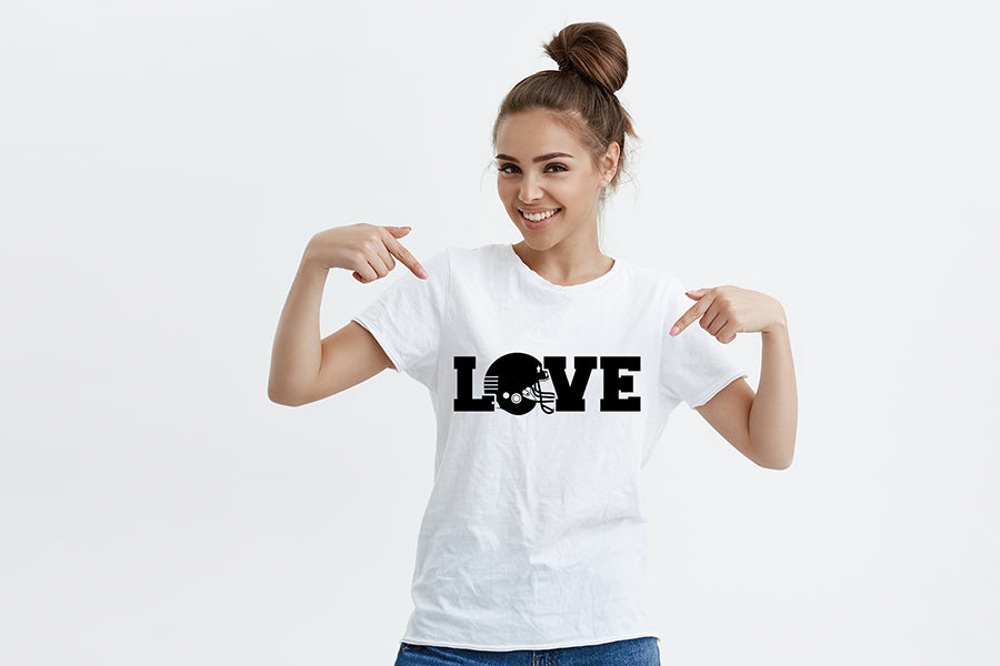 Love SVG - Football SVG Cut File