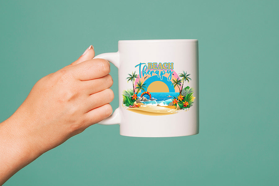 Beach Sublimation Design - Beach Therapy