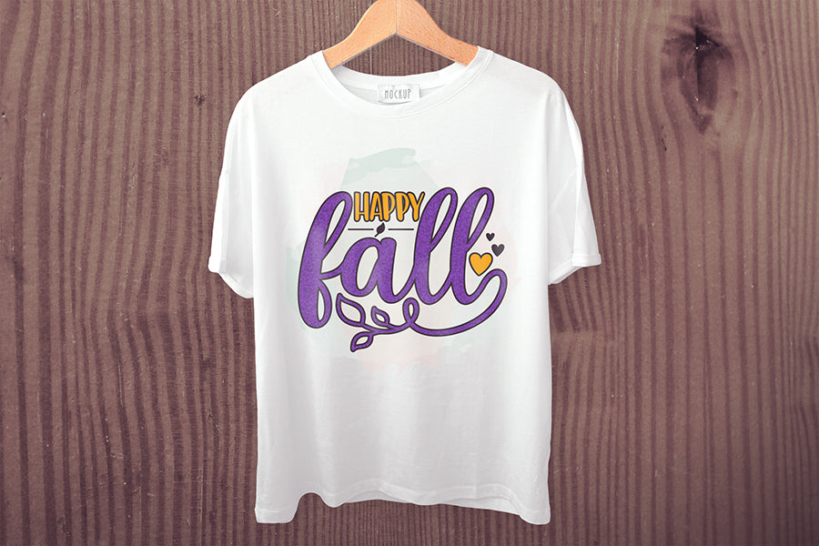 Fall Sublimation Design, Happy Fall PNG