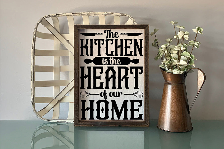 Vinage Kitchen is the Heart of Our Home SVG Design