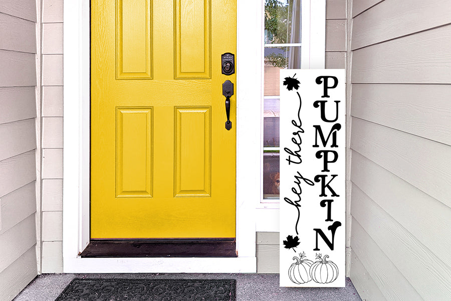 Hey There Pumpkin | Fall Porch Sign SVG