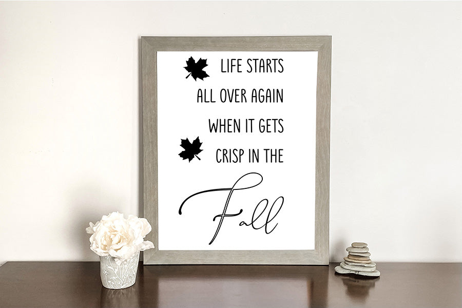 Fall Farmhouse Sign SVG Design