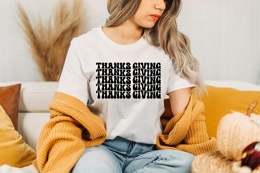 Retro Thanks Giving SVG Design