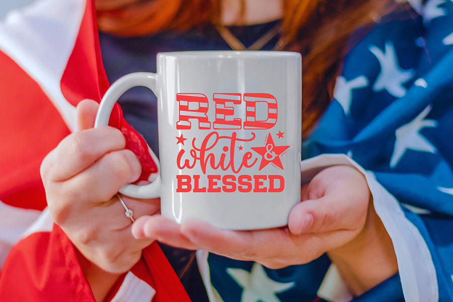 Red White & Blessed SVG, 4th of July SVG