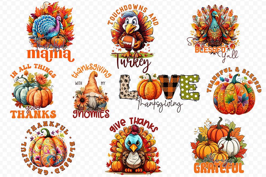 Thanksgiving Sublimation Bundle Vol.3