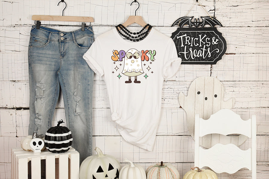 Retro Halloween Sublimation, Spooky PNG