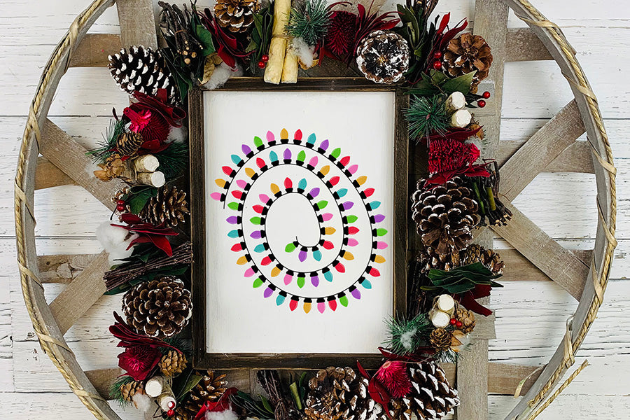 Christmas Lights Clipart Bundle